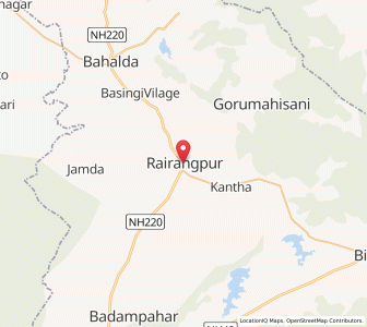Map of Kuchaiburi, Odisha