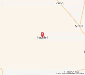 Map of Kuchchri, Rajasthan