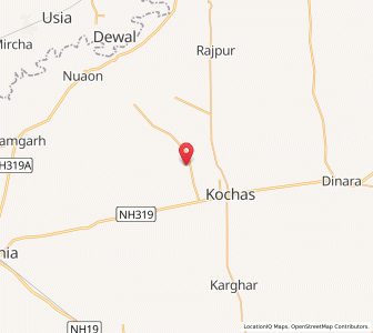 Map of Kuchhila, Bihar