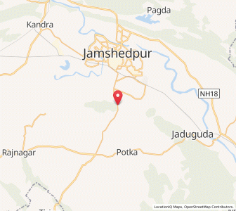 Map of Kudada, Jharkhand