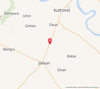 Map of Kudra Karaundi, Uttar Pradesh