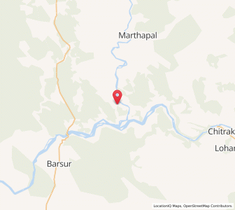 Map of Kudurgaon, Chhattisgarh