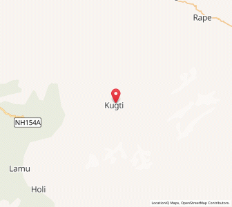 Map of Kugti, Himachal Pradesh