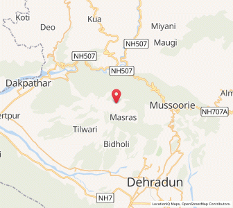 Map of Kuili, Uttarakhand