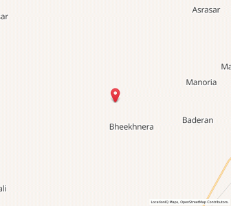 Map of Kuinana, Rajasthan