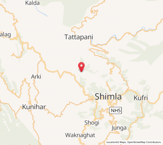 Map of Kuira, Himachal Pradesh