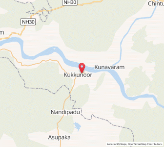 Map of Kukunuru, Andhra Pradesh