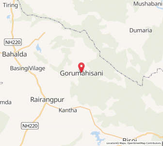 Map of Kulaisila, Odisha