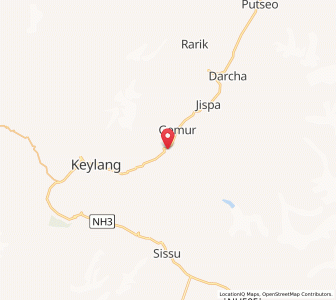 Map of Kulang, Himachal Pradesh