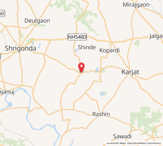 Map of Kuldharan, Maharashtra