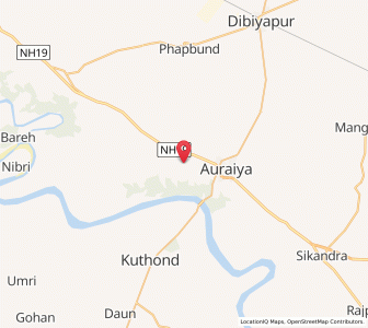 Map of Kulhupur, Uttar Pradesh