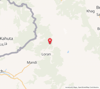 Map of Kulian da Kotha, Kashmir
