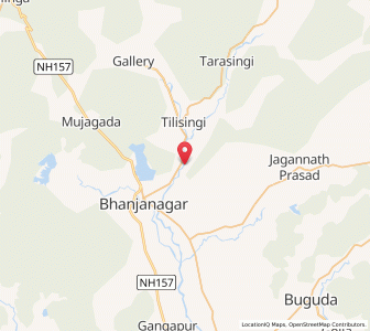 Map of Kullada, Odisha