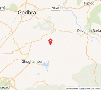 Map of Kulli, Gujarat