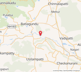Map of Kullichettippatti, Tamil Nadu