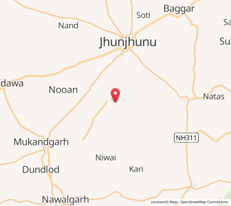 Map of Kulriyon Ka Bas, Rajasthan