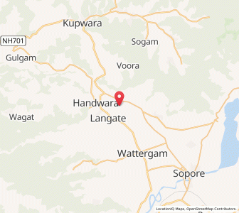 Map of Kultur, Kashmir
