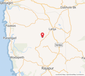 Map of Kulvadi, Maharashtra