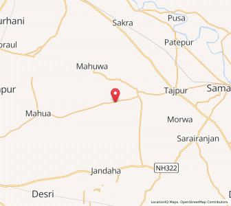 Map of Kumar Bazidpur, Bihar