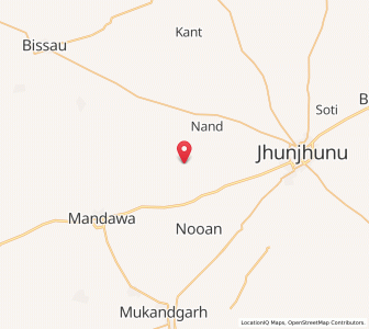 Map of Kumas, Rajasthan