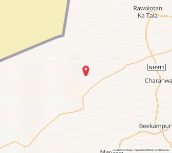 Map of Kumba Thal, Rajasthan