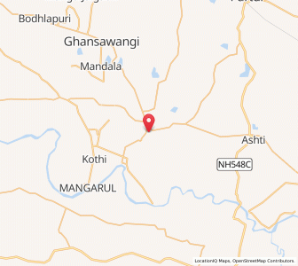 Map of Kumbhar Pimpalgaon, Maharashtra