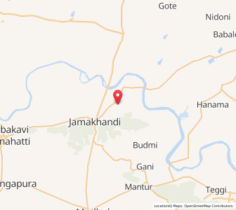 Map of Kumbharhol, Karnataka