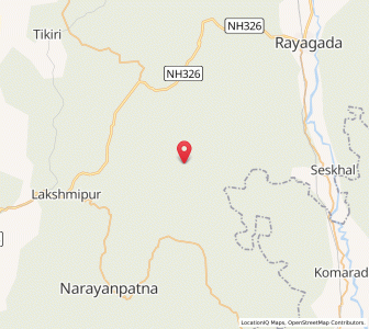 Map of Kumbhariput, Odisha