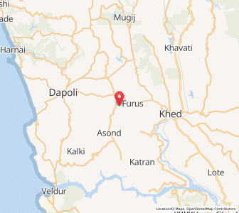 Map of Kumbhava, Maharashtra