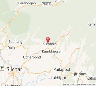 Map of Kumbhir, Assam