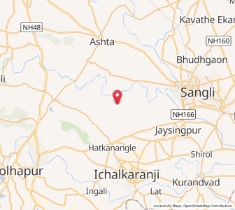 Map of Kumbhoj, Maharashtra