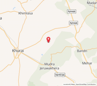 Map of Kumrol, Madhya Pradesh