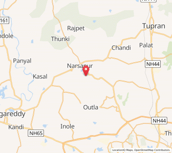 Map of Kundapur, Andhra Pradesh
