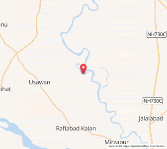 Map of Kundaria, Uttar Pradesh