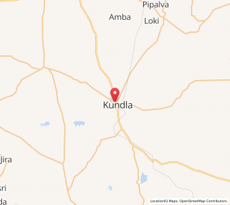 Map of Kundla, Gujarat