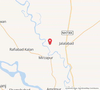 Map of Kundra Paharpur, Uttar Pradesh