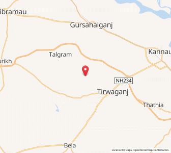 Map of Kunduapur, Uttar Pradesh