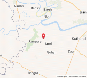 Map of Kuniyapura, Uttar Pradesh