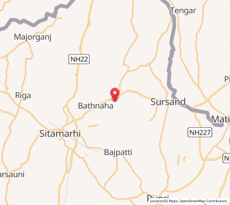 Map of Kunma, Bihar