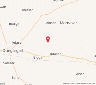 Map of Kuntasar, Rajasthan