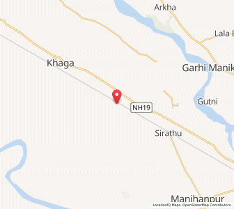 Map of Kunwar, Uttar Pradesh