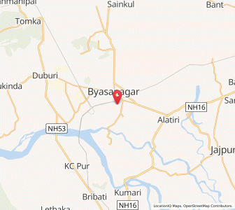 Map of Kupand, Odisha