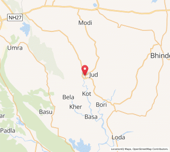 Map of Kurabar, Rajasthan
