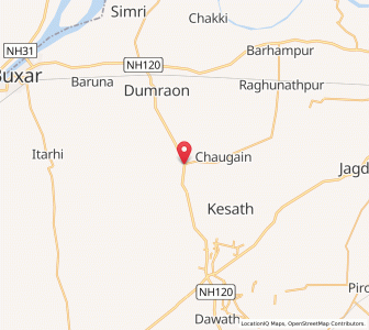 Map of Kuran Sarai, Bihar