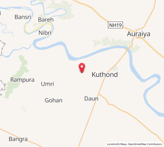 Map of Kurauli, Uttar Pradesh