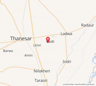 Map of Kurhami, Haryana