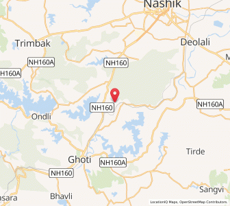 Map of Kurhegaon, Maharashtra