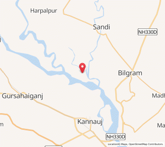 Map of Kurhile Purwa, Uttar Pradesh