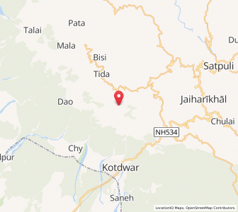 Map of Kurikhal, Uttarakhand