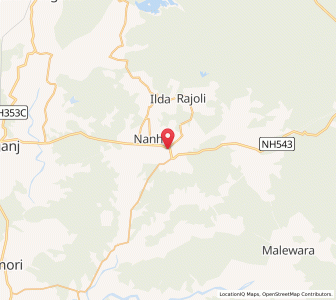 Map of Kurkhera, Maharashtra
